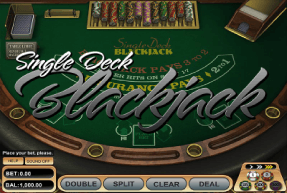slot Single Deck Blackjack Single Deck Blackjack